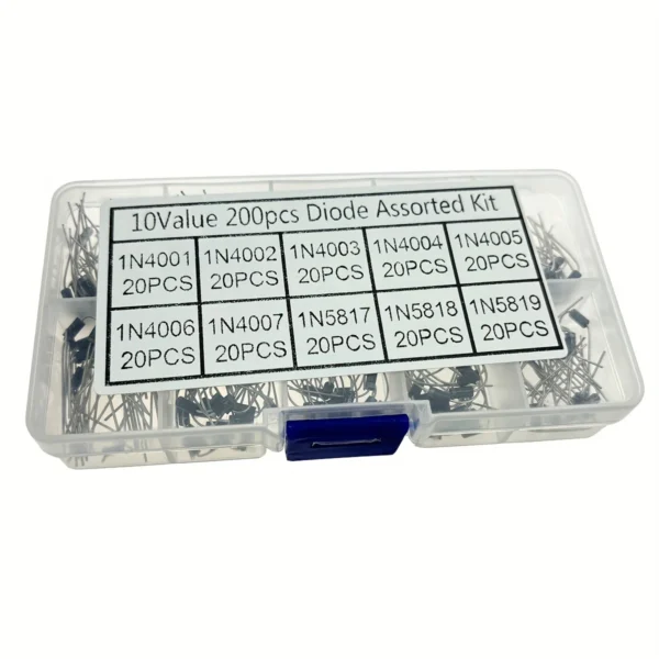 200pcs Diode Assortment Kit
