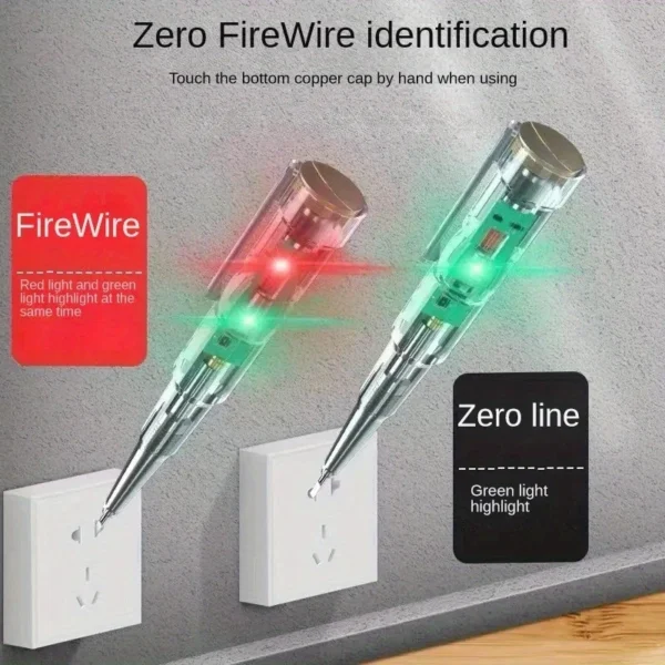 AC24 250V DC12 24V Intelligent Voltage Tester Pen