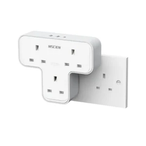 Plug Adapter 3 Way with 3 USB(1 Type C)