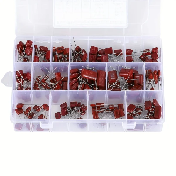 84b6ed9f9601c55a3cd4cca55b77d55f 180PCS Metal Film Capacitors Kit