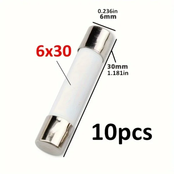 10pcs Ceramic Fuses