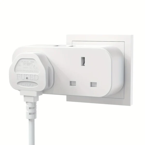 b0a15100-4323-4e16-8d1c-560764fa0fd8 Double Plug Adapter with 2 USB Ports