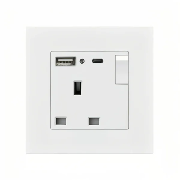 b8040a42-53cb-48ae-84cd-1e6e53099bac Yinggui USB/Type C Socket 5V 2.1A Wall Plug 250V 13A