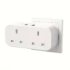 bf186ae8-acce-4bab-9a49-9e63ad7be3ea Double Plug Adapter with 2 USB Ports