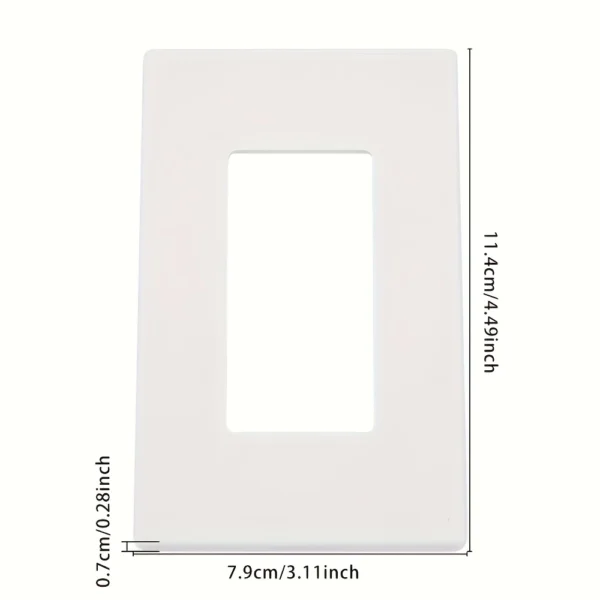e221a9cf-389f-4acd-8f38-2bc1733cd4c4 1pcs ABS Receptacle Outlet Wall Plates