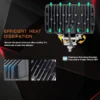 75W Heavy-Duty LED Flood Work Light, 98,000LM for Tractors, Excavators & Off-Road Vehicles