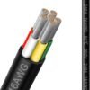 16 AWG Electrical Wire, 6/7/8 Conductor Multi-Core Tinned Copper Cable, Black/White PVC Insulated Flexible Control Wire, 10/20/50m (33ft–165ft)